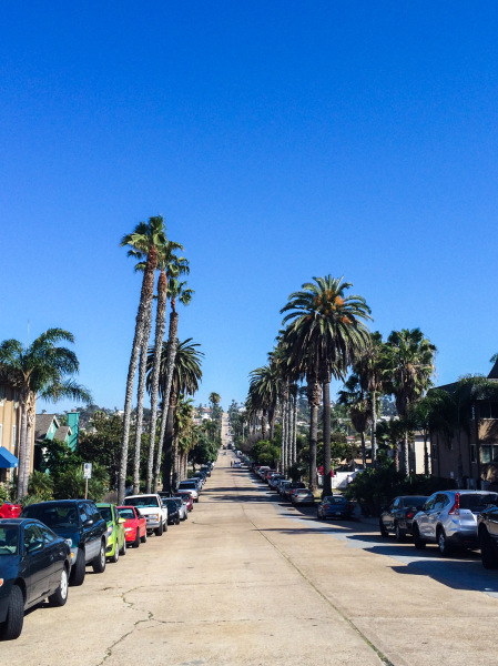 Neighborhood near Ocean Beach, San Diego