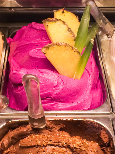 Chocolat’s Pineapple Pitaya gelato