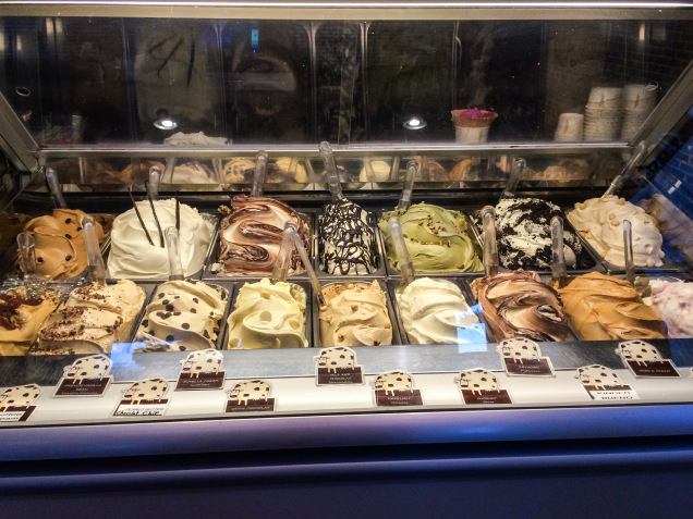 More of Chocolat’s gelato selection. Chocolat is located in San Diego, California
