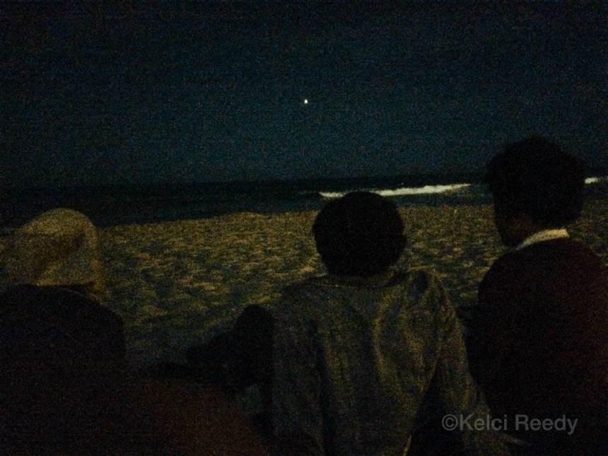 People sitting on the beach