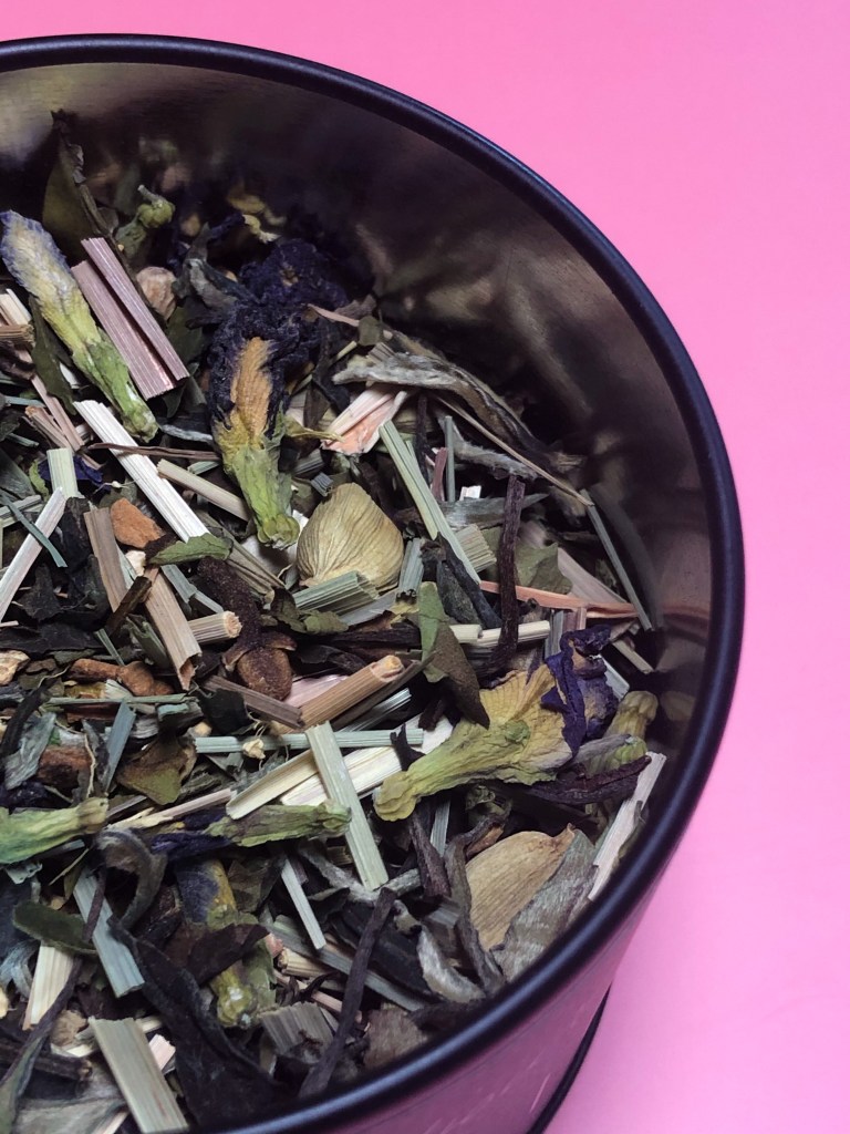 Adjourn Tea House's Afro Blue loose leaf tea