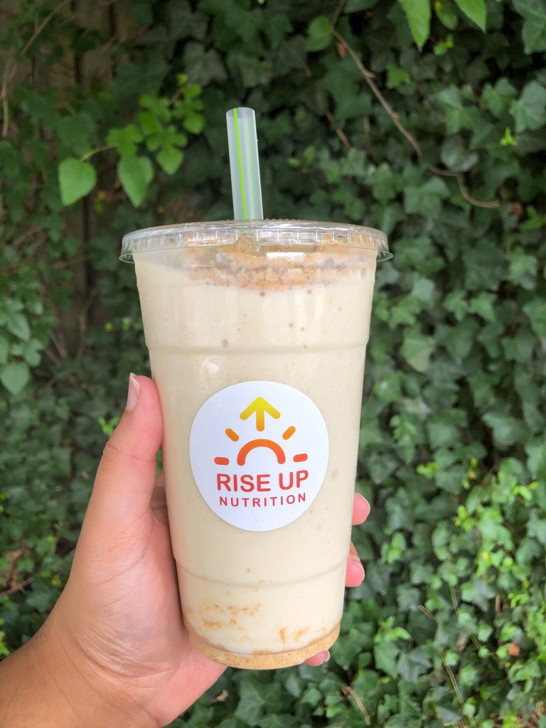 Rise Up Nutrition's Key Lime Pie shake