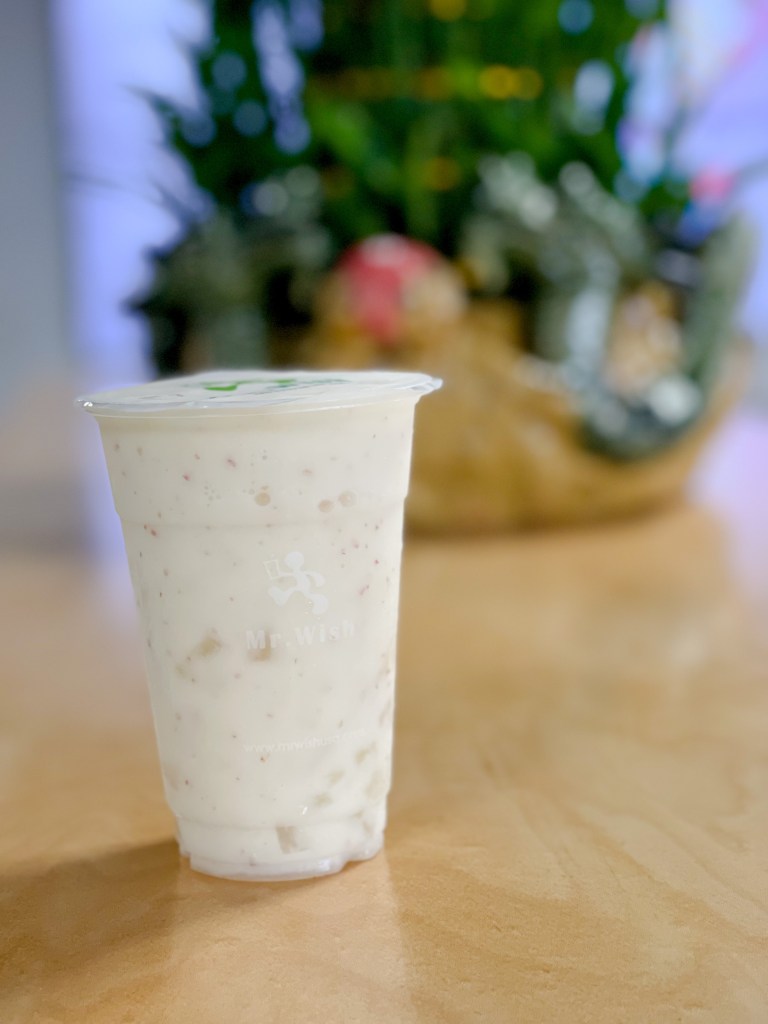 Apple Fruit Sorbet smoothie from Mr. Wish, a tea shop in Falls Church, VA